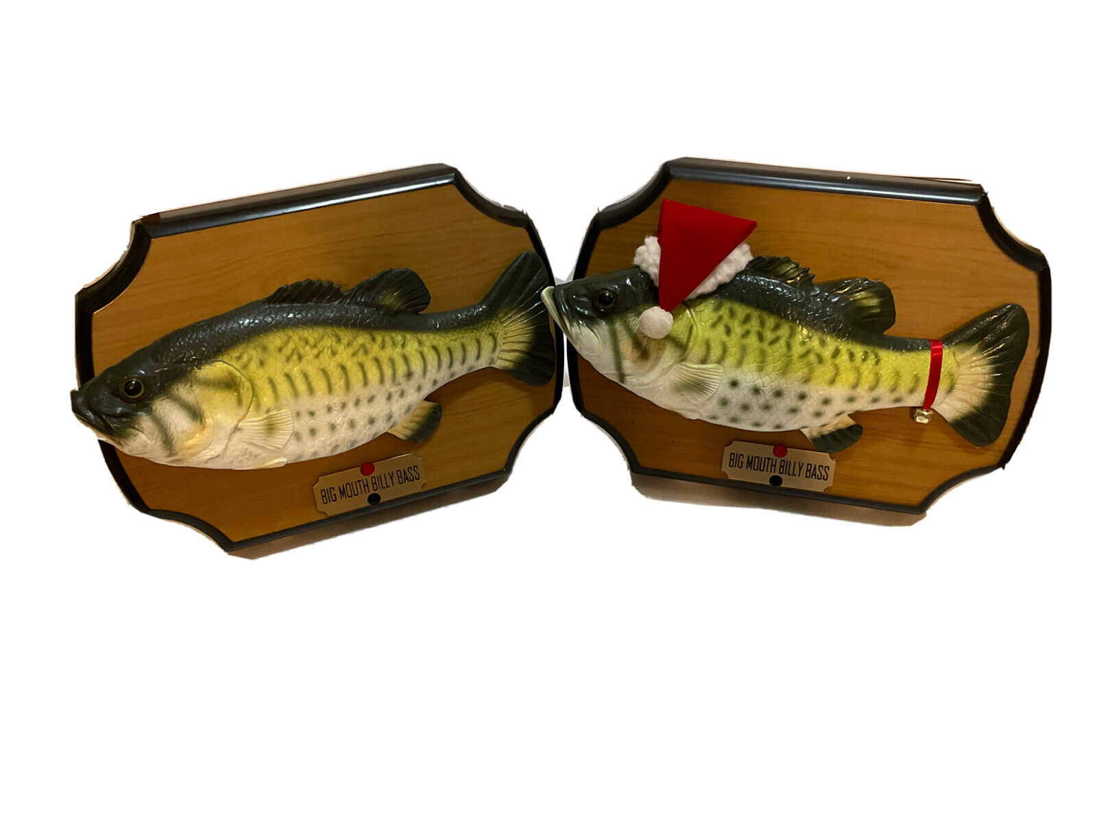 Two Gemmy Big Mouth Billy Bass | Original Two Songs Plus Two Christmas Songs