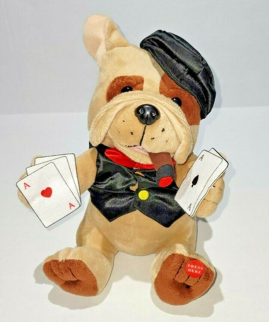 Dealin' Dawg Singing The Gambler By Kenny Rogers Ganz Animated Poker Cards Dog
