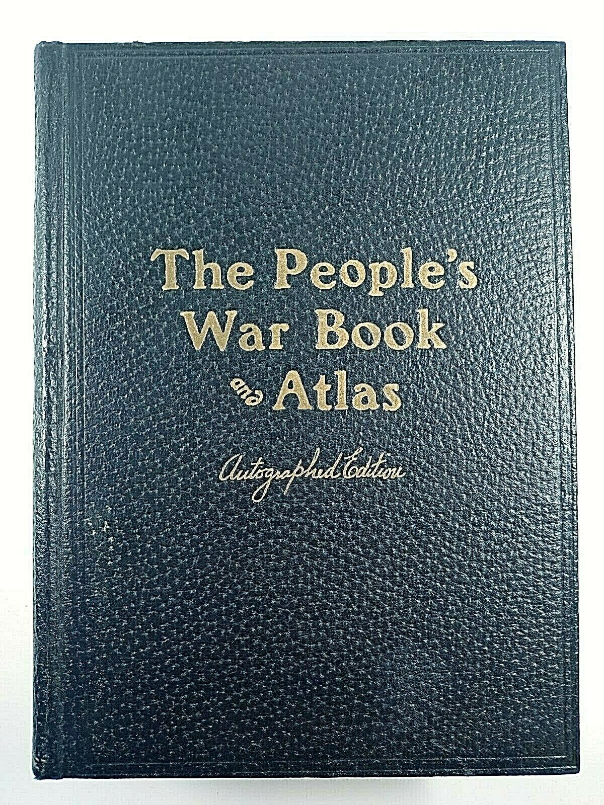 Ww1 Canadian Rcaf The Peoples War Book Signed Billy Bishop Reference Book