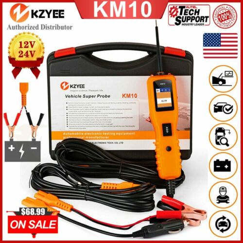 Km10 12v 24v Car Circuit Battery Tester Powerscan Electrical Avometer Diagnostic