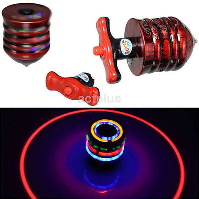 Magic Spinning Top Gyro Spinner Laser Led Music Flash Light Kids Toy Gift 1pc Us
