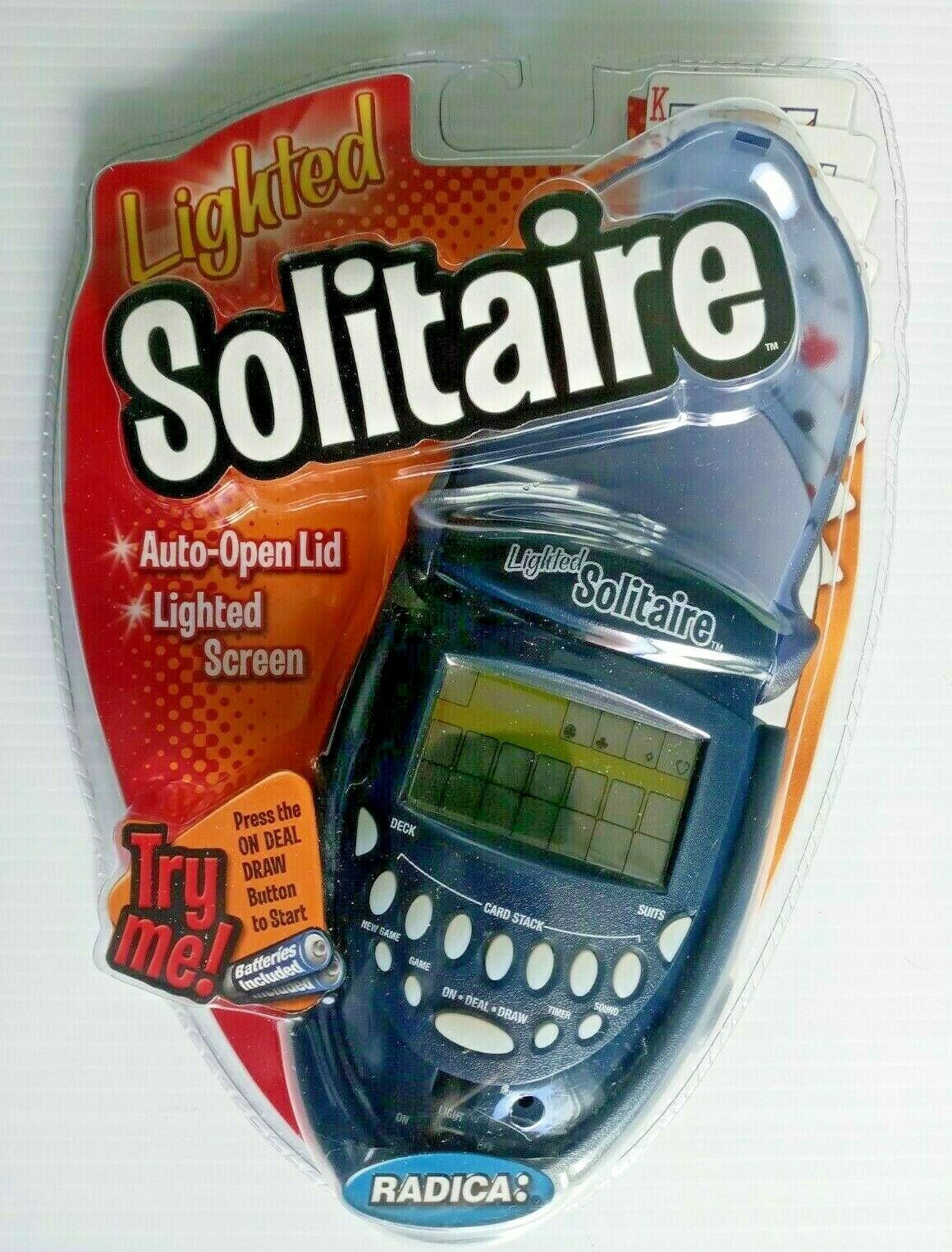 Radica Lighted Solitaire Sealed New