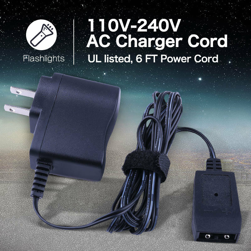 12v Charger For Streamlight Flashlight Adapter Charge Cord Ac All Rechargeable