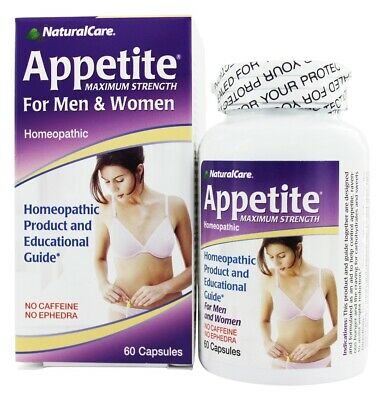 Naturalcare - Appetite Suppressant Homeopathic For Men And Women - 60 Capsules