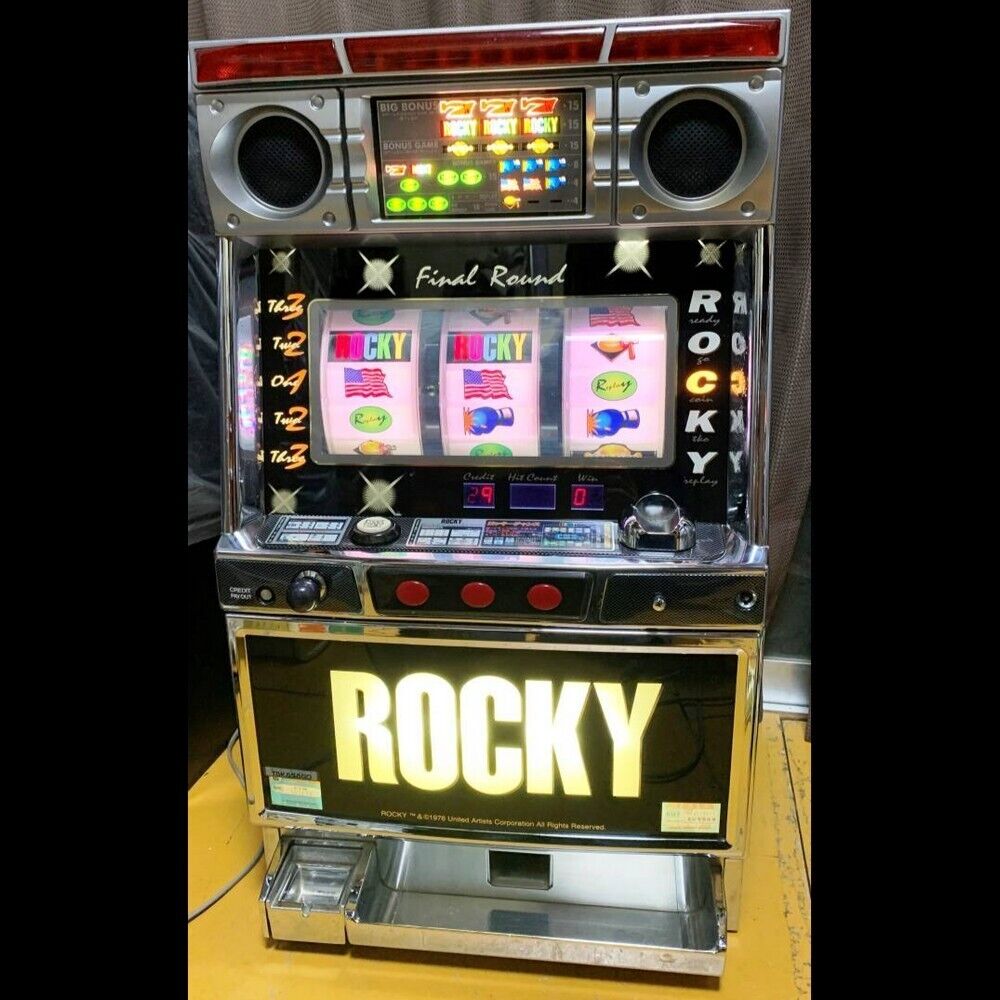 Rocky Skill Stop Slot Machine (*japanesecasino Real Pachislo)