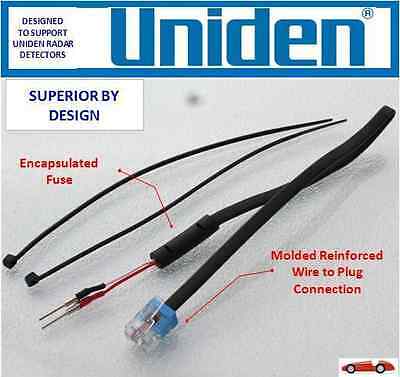 Uniden - R3 And R1 Radar Detector - Direct Mirror Power Cord          (mp-und)