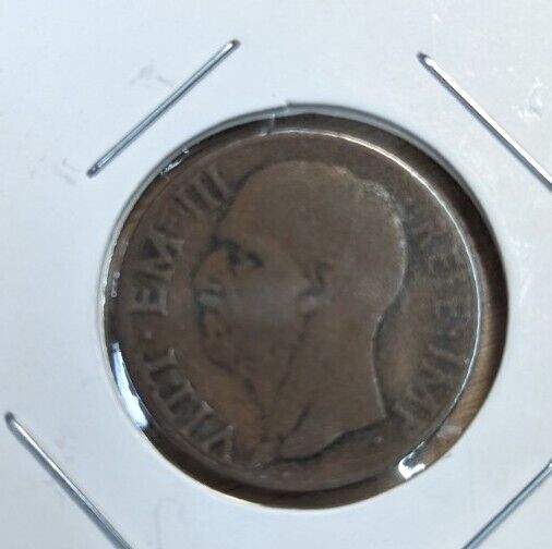 Italy 10 C 1939 Vitt Em Iii Re E Imp Brass Coin.