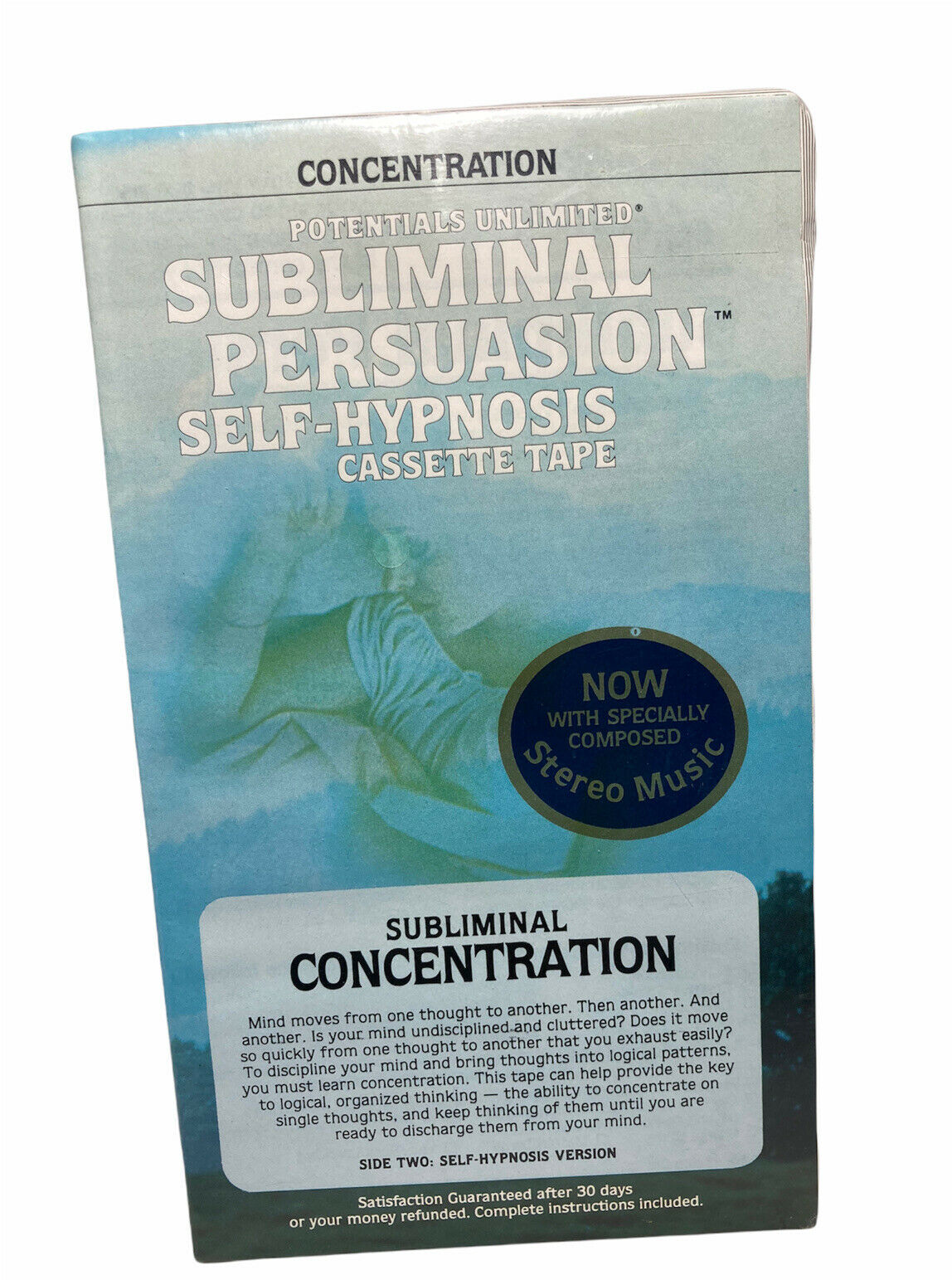 Brand New!potentials Unlimited Subliminal Persuasion Self-hypnosis Cassette Tape