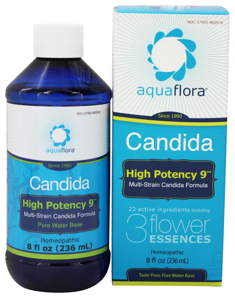 Aquaflora - Candida High Potency 9 Probiotic - 8 Fl. Oz.