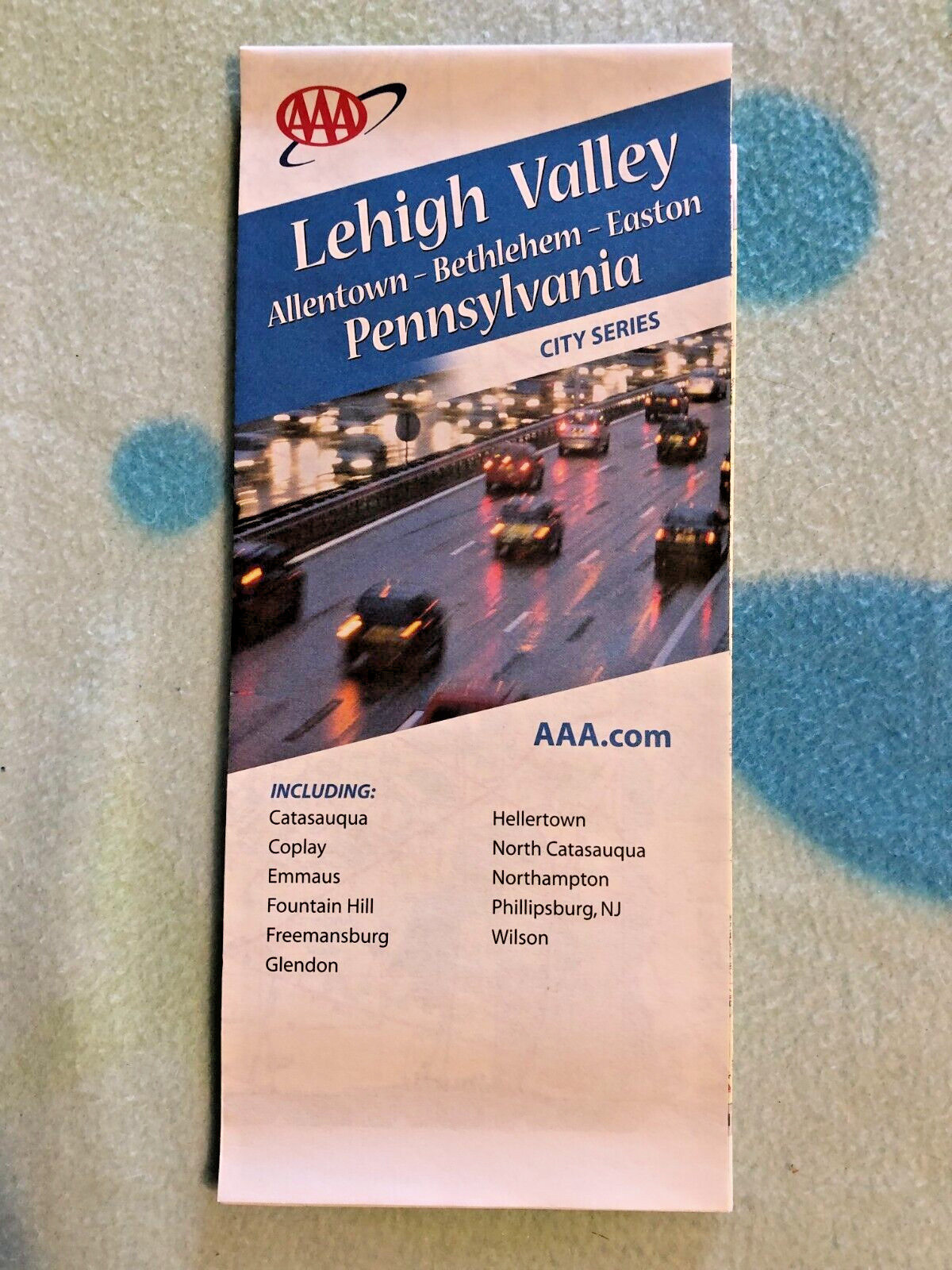 835 - Lehigh Valley, Allentown, Bethlehem, Easton Pennsylvania City Series Map